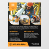 Bouwonderneming Aangepaste Ramensticker Raamsticker (Vel)