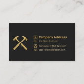 bouwonderneming | Modern Visitekaartje (Achterkant)