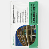 Bouwondernemingsinfo-banner Spandoek (Verticaal)