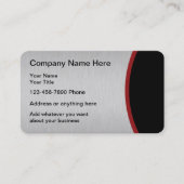 Bouwontwerp modern visitekaartje (Voorkant)