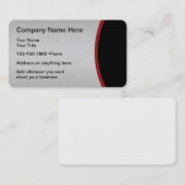 Bouwontwerp modern visitekaartje (Voorkant / Achterkant)