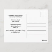 Bouwpakket Auto Jongens Aangepaste Verjaardagsfees Briefkaart (Achterkant)