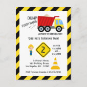 Bouwpakket Truck Verjaardagsfeestje voor alle Leef Briefkaart (Voorkant)