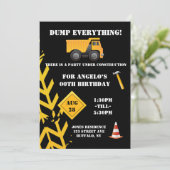 Bouwpakket Verjaardagsfeestje met Dump Truck (Staand voorkant)