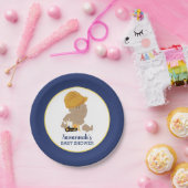 Bouwpapier bord voor babyshower (Feest)