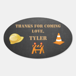 Bouwpartij Dank u Sticker