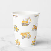 Bouwpartij document koppen papieren bekers (Achterkant)