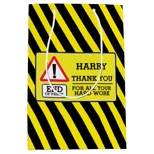 Bouwpartij gastwerker kervon cadeautas (Voorkant)