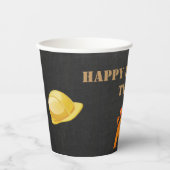 Bouwpartij Gepersonaliseerd Papieren Bekers (Voorkant)