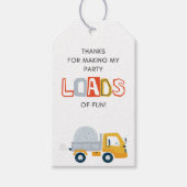 Bouwpartij gunst Label Cadeaulabel (Voorkant)