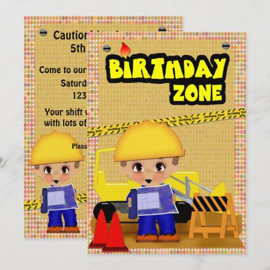 Bouwpartij Kaart (Voorkant / Achterkant)