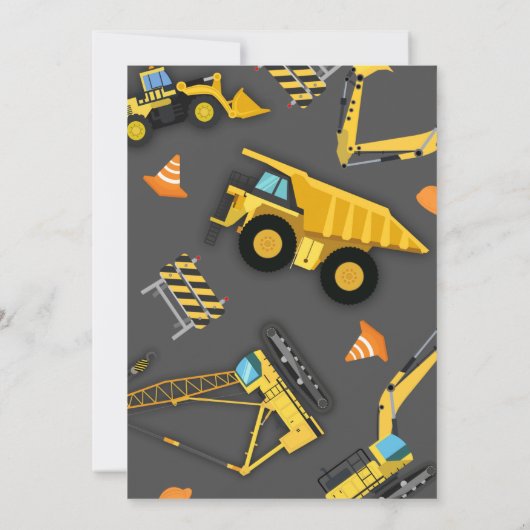 Bouwpartij, uitnodiging voor de bouw (Achterkant)