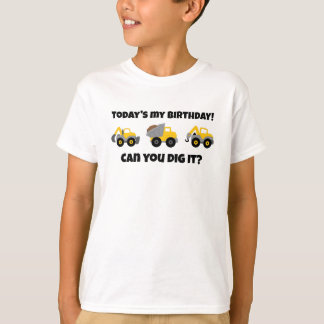 Bouwpartij verjaardagsfeestje t-shirt