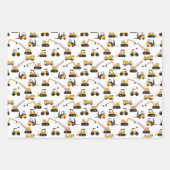 bouwpartij voor jongens inpakpapier vel (Voorkant 2)