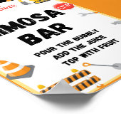 Bouwpartijteken, geboortedag, Baby shower Poster (Hoek)