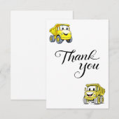 Bouwpasjegauge Dankjewelfiches Bedankkaart (Voorkant / Achterkant)