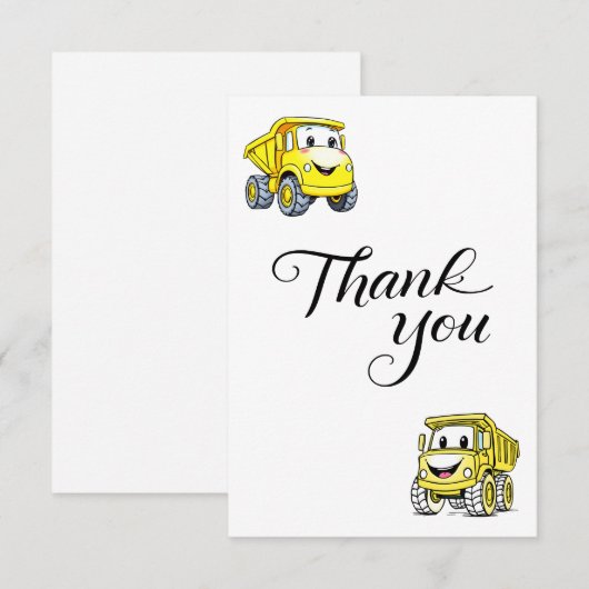 Bouwpasjeshuldedankkaart Bedankkaart (Voorkant / Achterkant)