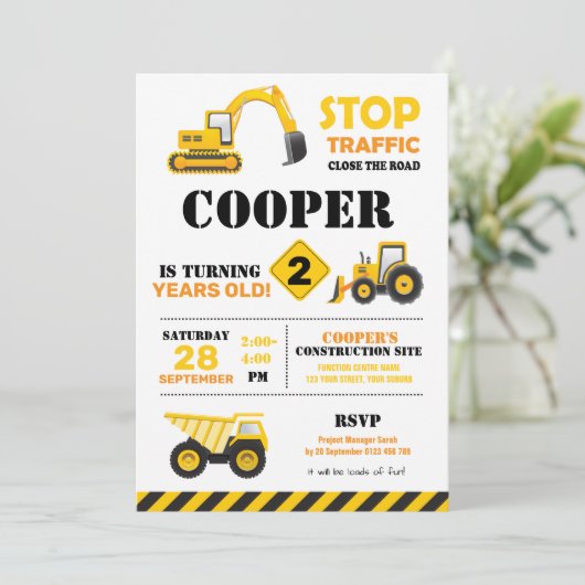 Bouwpastoo Uitnodiging (Staand voorkant)