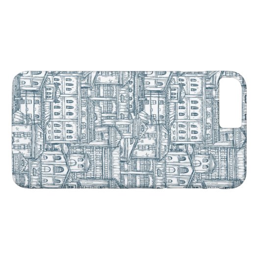  bouwpatroon Case-Mate iPhone case (Achterkant (Horizontaal))