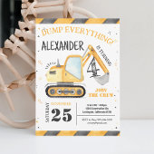 Bouwpers Feest met stortwagen Kaart