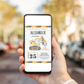 Bouwpers Feest met stortwagen Kaart