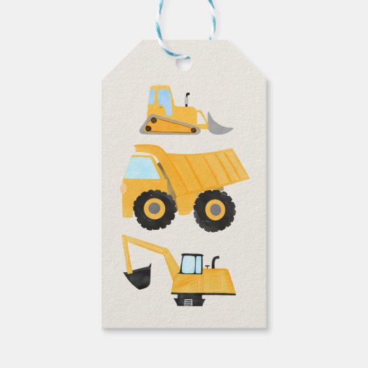 Bouwpers Feestje Cadeaulabel (Achterkant)