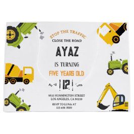 Bouwpersdump Truck Feest Jongen Verjaardag Groot Cadeauzakje