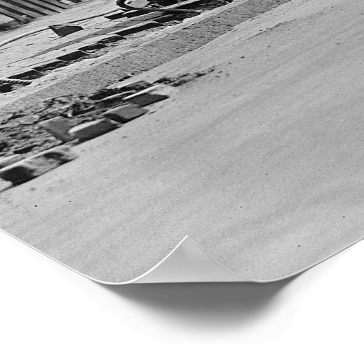 Bouwpersoneel, 1925.  foto poster (Hoek)