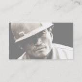 Bouwpersoneel, handig Man Visitekaartje (Achterkant)