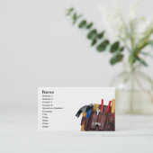 Bouwpersoneel, handig Man Visitekaartje (Staand voorkant)