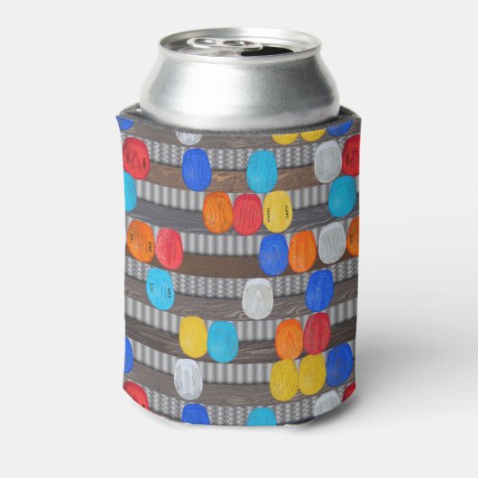 Bouwpersoneel, harde Petten Blikjeskoeler (Blikje Achterkant)