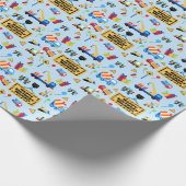 Bouwpersoneel op maat cadeaupapier (Hoek)
