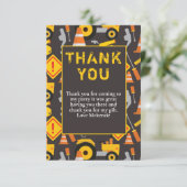 Bouwpicknick / Feestelijke start bouwproject Bedankkaart (Staand voorkant)