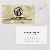 Bouwpictogram | goudschuimmachine visitekaartje (Voorkant / Achterkant)