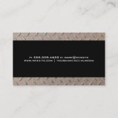 Bouwpictogrammen | Staal Visitekaartje (Achterkant)