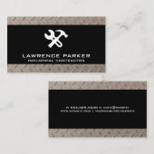 Bouwpictogrammen | Staal Visitekaartje (Voorkant / Achterkant)