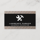 Bouwpictogrammen | Staal Visitekaartje (Voorkant)