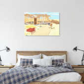 Bouwplaats Canvas Afdruk (Insitu (Slaapkamer))