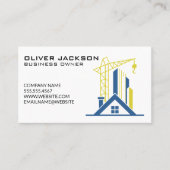 Bouwplaats | Commerciële gebouwen Visitekaartje (Voorkant)