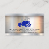 Bouwplaats en voertuig visitekaartje (Achterkant)