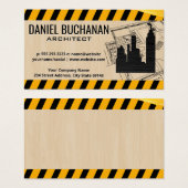 Bouwplaats | Gebouwen | Bouwtekeningen Visitekaartje (Voorkant /achterkant)