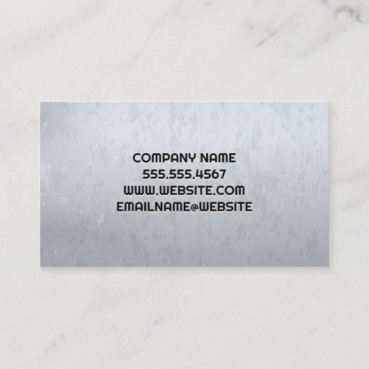 Bouwplaats | Gebouwherstel Visitekaartje (Achterkant)