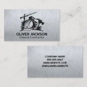 Bouwplaats | Gebouwherstel Visitekaartje (Voorkant / Achterkant)