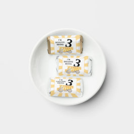 Bouwplaats jongen verjaardag chocolade wrappers