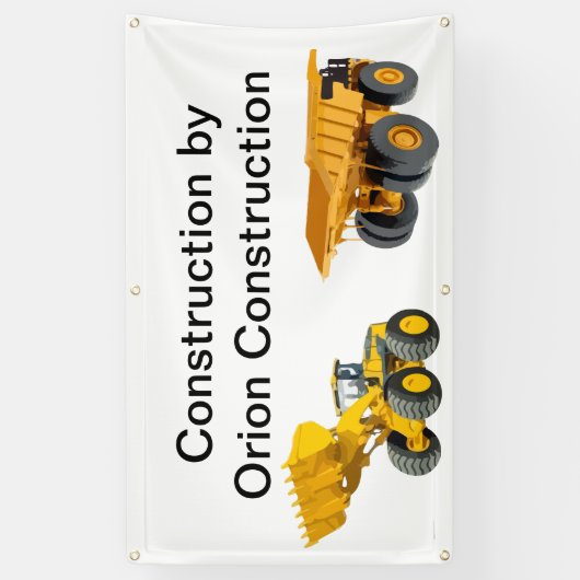 Bouwplaats Outdoor Sign Banners (Verticaal)