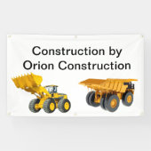 Bouwplaats Outdoor Sign Banners (Horizontaal)