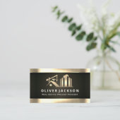 Bouwplaats | Vastgoedontwikkeling Visitekaartje (Staand voorkant)