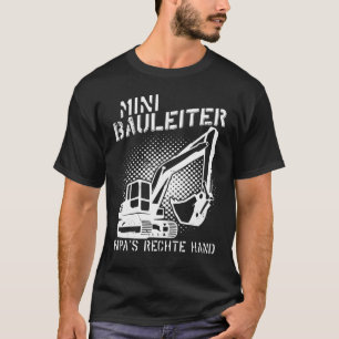 Bouwplaatsmanager aannemer bouw constructie gebouw t-shirt