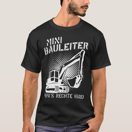 Bouwplaatsmanager aannemer bouw constructie gebouw t-shirt (Voorkant)
