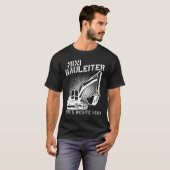 Bouwplaatsmanager aannemer bouw constructie gebouw t-shirt (Voorkant volledig)